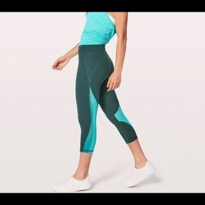 Brand New Mix and Mesh Lululemon Crops